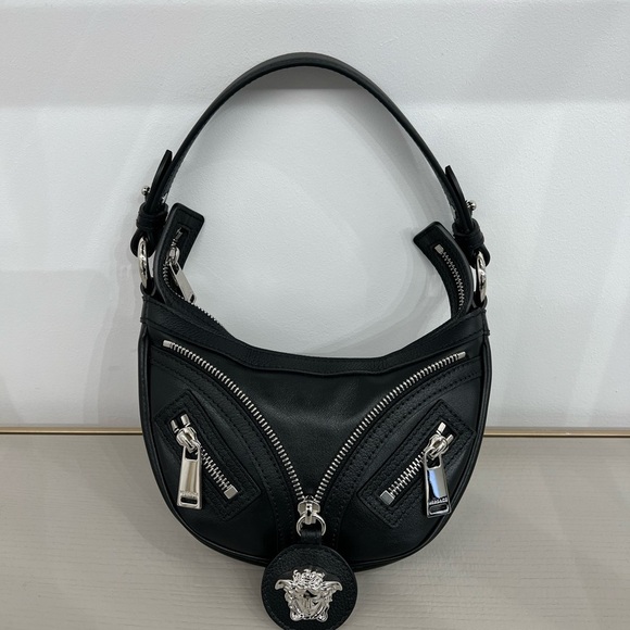 Versace Medusa logo repeat monogram hobo crossbody bag NEW - Picture 5 of 11